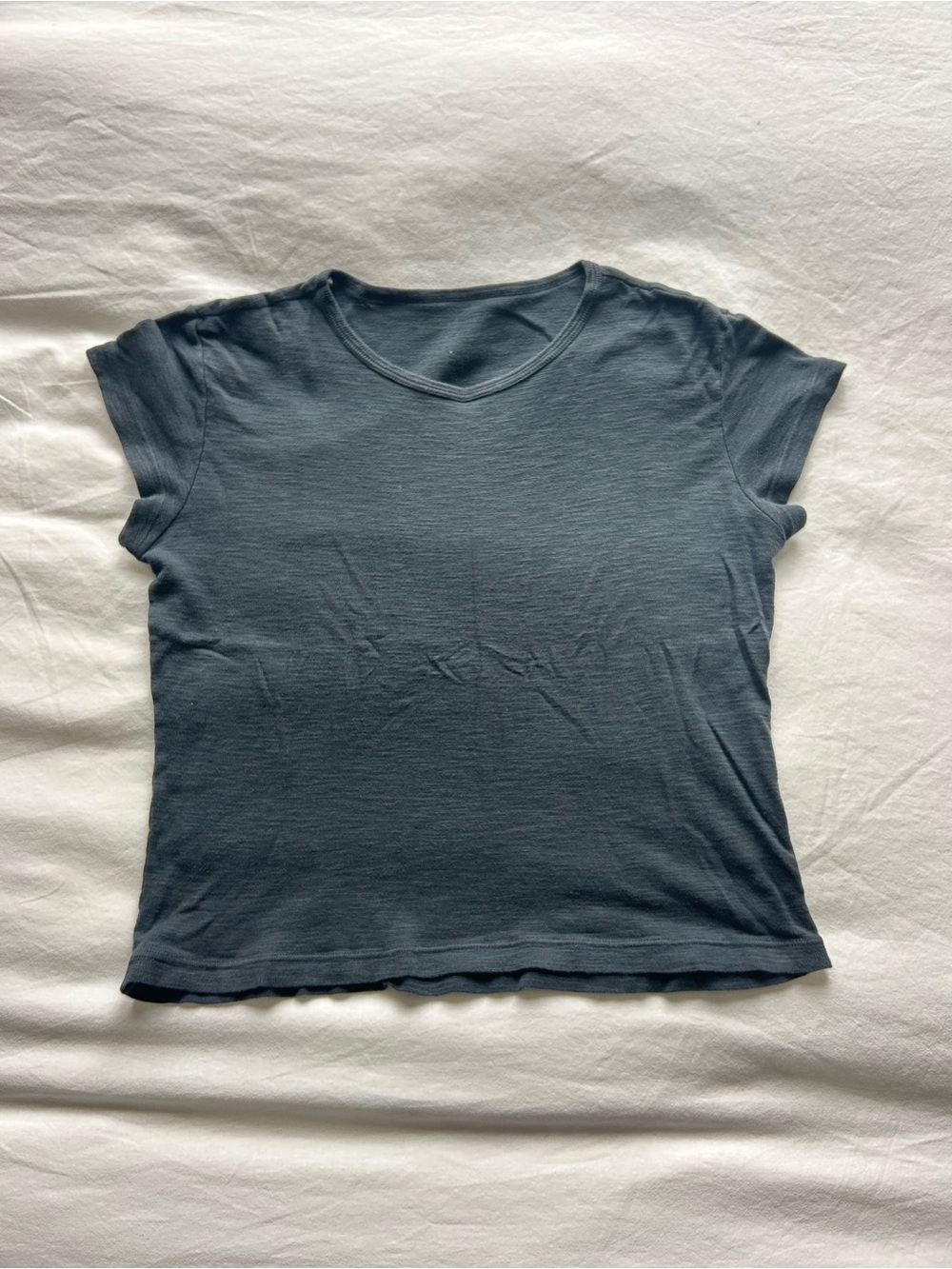 Brandy Melville Heathered Black Tee